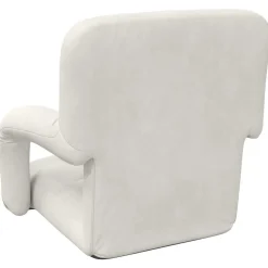 vidaXL Verstelbare vlo stoelen Zwart Kunstleer