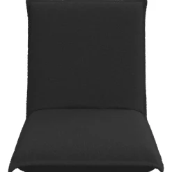 vidaXL Verstelbare vlo stoelen Zwart Fluweel