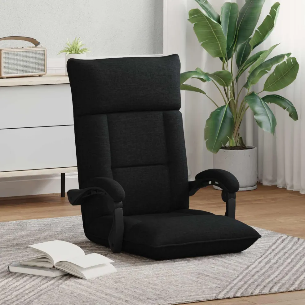 vidaXL Verstelbare vlo stoelen Bruin Stof