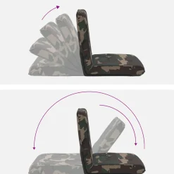 vidaXL Verstelbare vlo stoelen Roze Fluweel