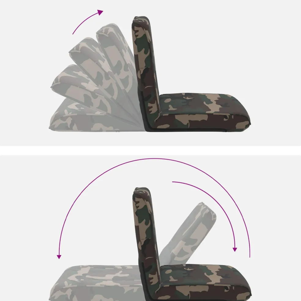 vidaXL Verstelbare vlo stoelen Roze Fluweel
