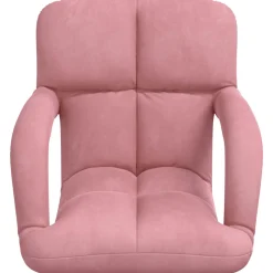 vidaXL Verstelbare vlo stoelen Roze Fluweel