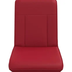 vidaXL Verstelbare vlo stoelen Wijnrood Kunstleer