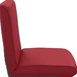 vidaXL Verstelbare vlo stoelen Wijnrood Kunstleer