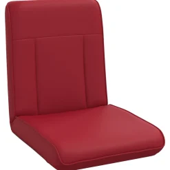 vidaXL Verstelbare vlo stoelen Wijnrood Kunstleer