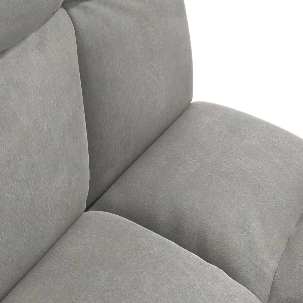 vidaXL Verstelbare vlo stoelen Lichtgrijs