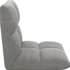 vidaXL Verstelbare vlo stoelen Lichtgrijs