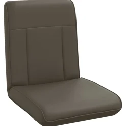 vidaXL Verstelbare vlo stoelen Grijs Kunstleer