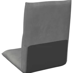 vidaXL Verstelbare vlo stoelen Blauw Fluweel