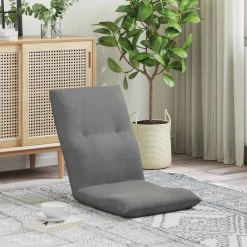 vidaXL Verstelbare vlo stoelen Blauw Fluweel