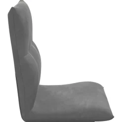 vidaXL Verstelbare vlo stoelen Blauw Fluweel