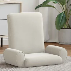 vidaXL Verstelbare vlo stoelen Havermout Grove Fluweel