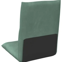 vidaXL Verstelbare vlo stoelen Zeegroen Fluweel