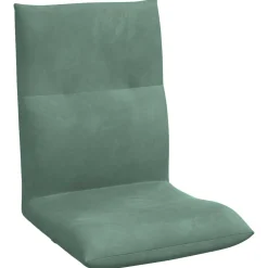 vidaXL Verstelbare vlo stoelen Zeegroen Fluweel