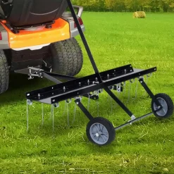 vidaXL Verticuteerder voor achter zitmaaier 100 cm