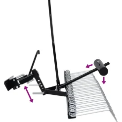 vidaXL Verticuteerder voor zitmaaier 109 cm