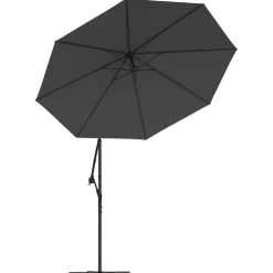 vidaXL Vervangingsdoek voor tuinparasol 300 cm antracietkleurig
