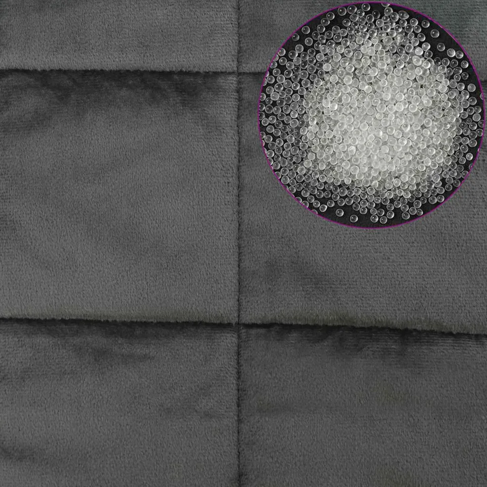 vidaXL Verzwaringsdeken Antraciet 230 x 220 cm 15 kg 100% Katoen 205T