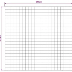 vidaXL Verzwaringsdeken Antraciet 230 x 220 cm 15 kg 100% Katoen 205T