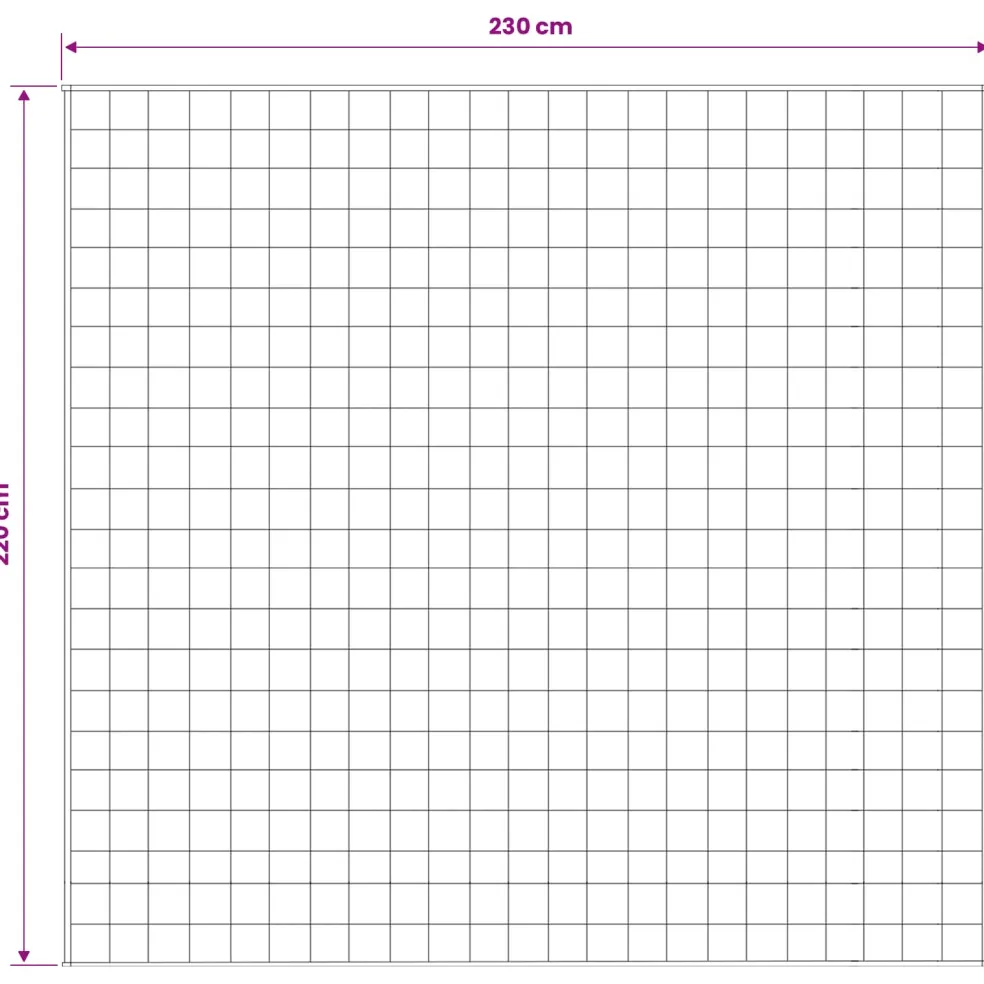 vidaXL Verzwaringsdeken Antraciet 230 x 220 cm 15 kg 100% Katoen 205T