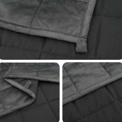 vidaXL Verzwaringsdeken Antraciet 230 x 220 cm 15 kg 100% Katoen 205T