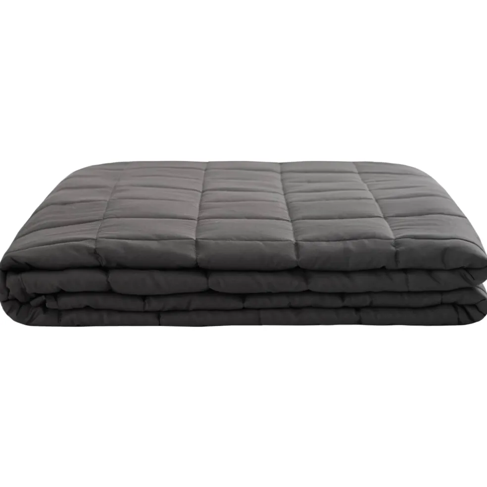 vidaXL Verzwaringsdeken Antraciet 200 x 220 cm 13 kg 100% Katoen 205T