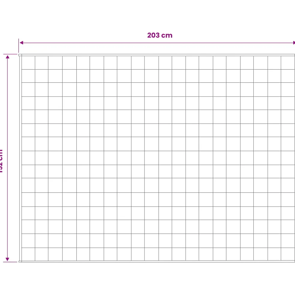 vidaXL Verzwaringsdeken Antraciet 152 x 203 cm 11 kg 100% Katoen 205T