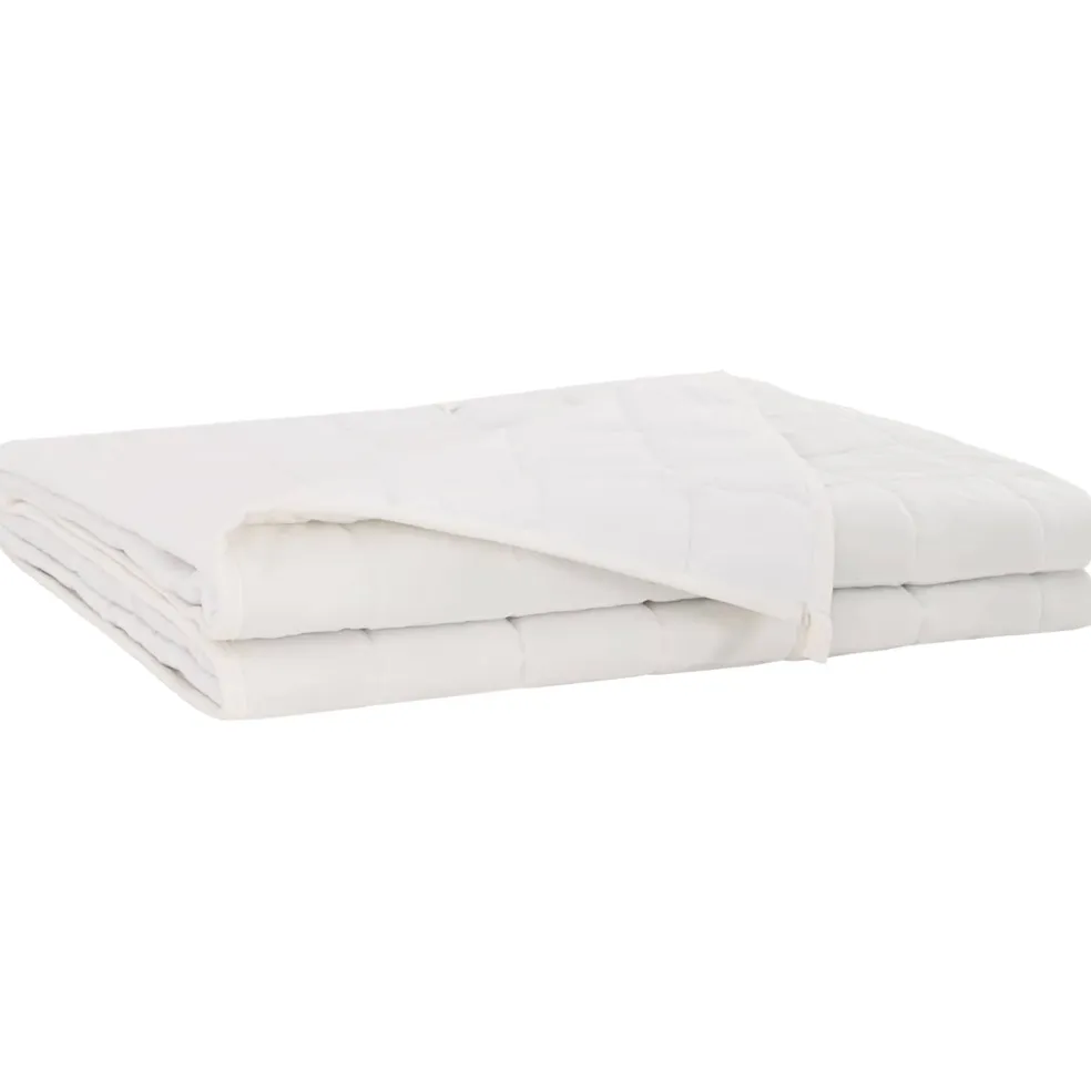 vidaXL Verzwaringsdeken Wit 152 x 203 cm 11 kg 100% Katoen 205T