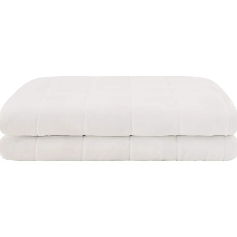 vidaXL Verzwaringsdeken Wit 152 x 203 cm 11 kg 100% Katoen 205T