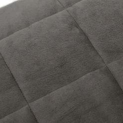 vidaXL Verzwaringsdeken 220x235 cm 15 kg stof grijs