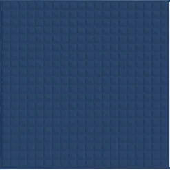 vidaXL Verzwaringsdeken 200x200 cm 13 kg stof blauw