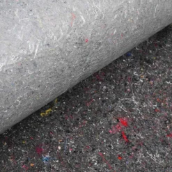 vidaXL Vijver Vlies 1 x 10 m Polyester en Katoen Grijs