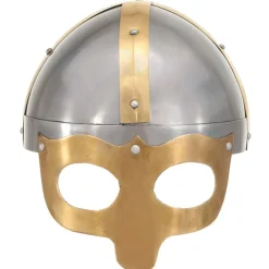 vidaXL Vikinghelm replica LARP staal zilverkleurig