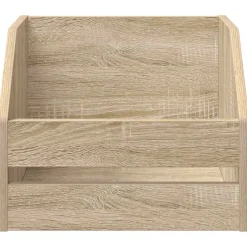 vidaXL Vinyl Album Doos Sonoma Eiken 38 x 30 x 29 cm Bewerkt hout