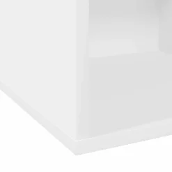 vidaXL Vinyl Album Doos Wit 37 x 36,5 x 38 cm Bewerkt hout