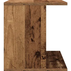 vidaXL Vinyl Platenspeler Opslag Oud hout 42 x 33 x 36 cm Bewerkt hout