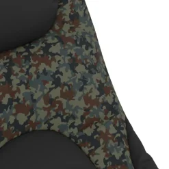 vidaXL Visbed met verstelbare modderpoten inklapbaar camouflage