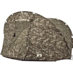 vidaXL Vistent 5-persoons waterdicht camouflage