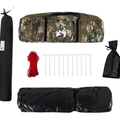 vidaXL Vistent 5-persoons waterdicht camouflage