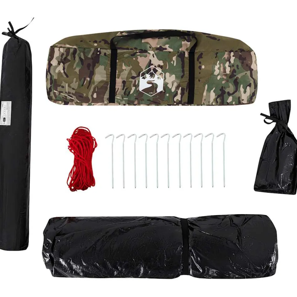 vidaXL Vistent 5-persoons waterdicht camouflage