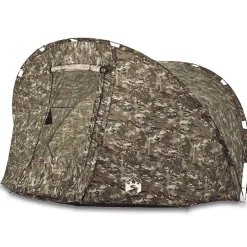 vidaXL Vistent 5-persoons waterdicht camouflage
