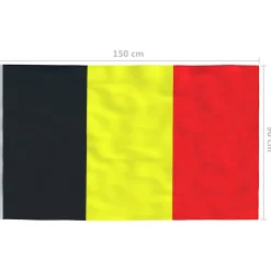 vidaXL Vlag België 90x150 cm