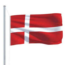 vidaXL Vlag Denemarken 90x150 cm