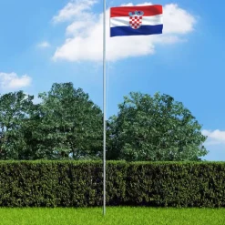 vidaXL Vlag Kroatië 90x150 cm