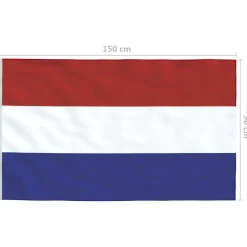 vidaXL Vlag Nederland 90x150 cm