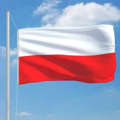 vidaXL Vlag Polen 90x150 cm