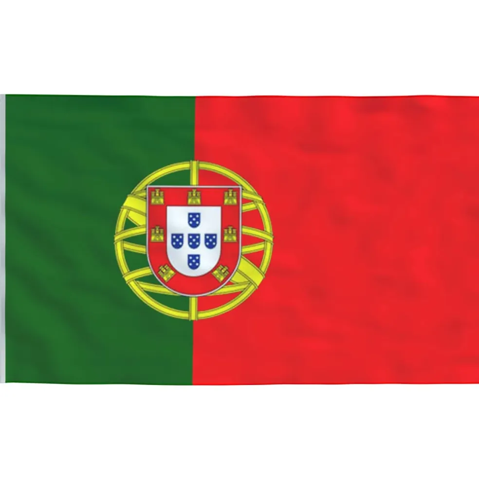 vidaXL Vlag Portugal 90x150 cm