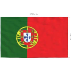 vidaXL Vlag Portugal 90x150 cm