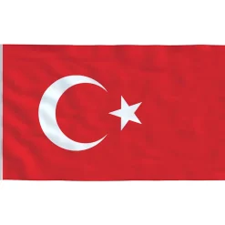 vidaXL Vlag Turkije 90x150 cm