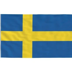 vidaXL Vlag Zweden 90x150 cm